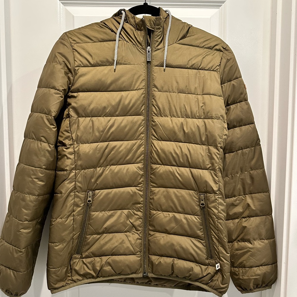 Olive green Roxy puffy jacket